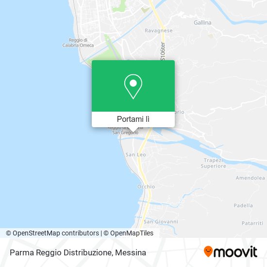 Mappa Parma Reggio Distribuzione