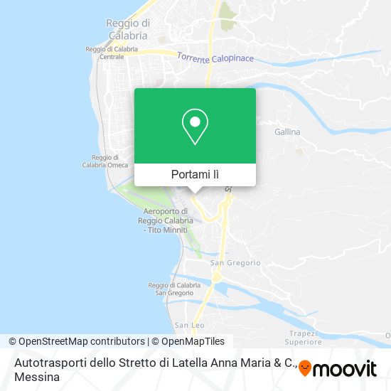 Mappa Autotrasporti dello Stretto di Latella Anna Maria & C.