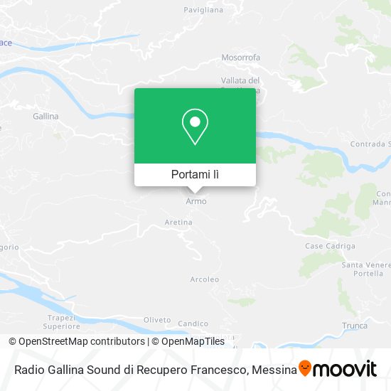 Mappa Radio Gallina Sound di Recupero Francesco