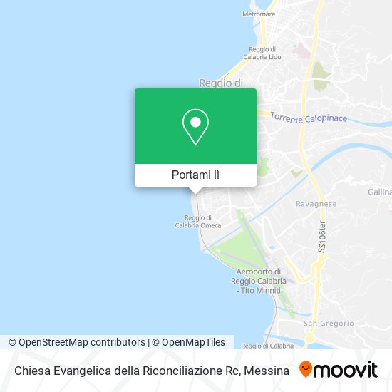 Mappa Chiesa Evangelica della Riconciliazione Rc