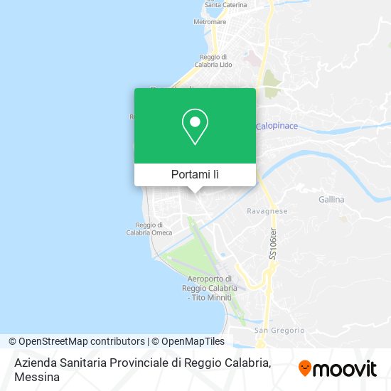 Mappa Azienda Sanitaria Provinciale di Reggio Calabria