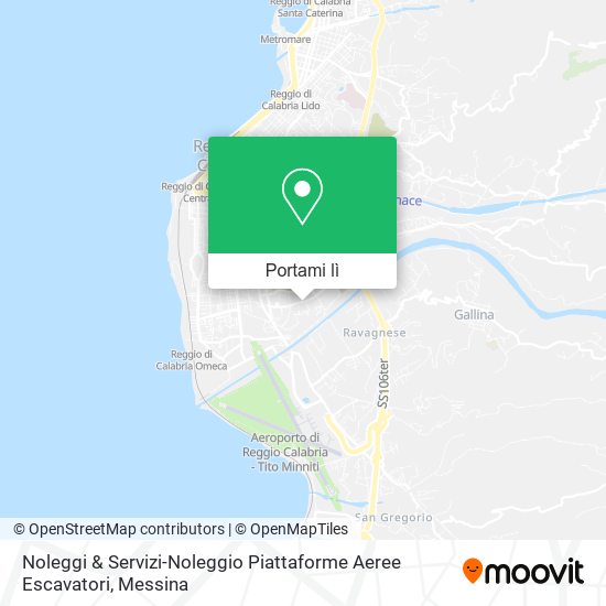 Mappa Noleggi & Servizi-Noleggio Piattaforme Aeree Escavatori