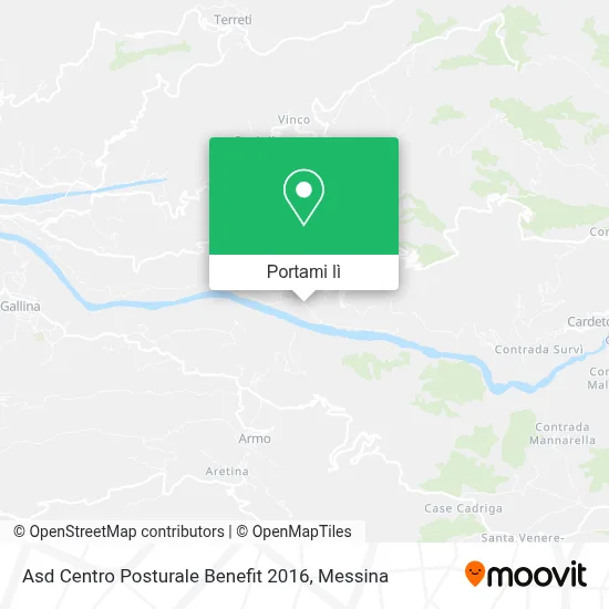 Mappa Asd Centro Posturale Benefit 2016