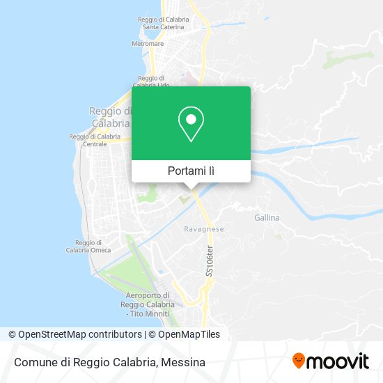 Mappa Comune di Reggio Calabria