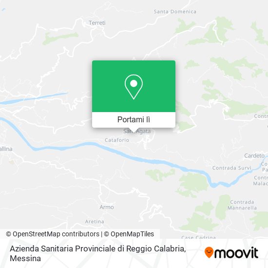 Mappa Azienda Sanitaria Provinciale di Reggio Calabria