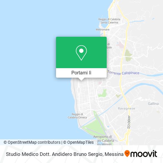 Mappa Studio Medico Dott. Andidero Bruno Sergio