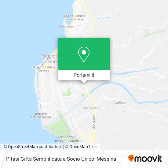 Mappa Pitasi Gifts Semplificata a Socio Unico