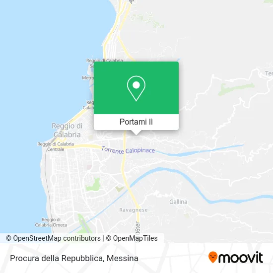 Mappa Procura della Repubblica