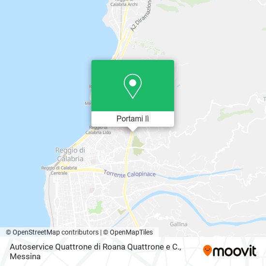 Mappa Autoservice Quattrone di Roana Quattrone e C.