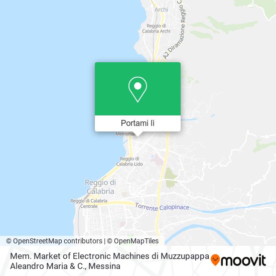 Mappa Mem. Market of Electronic Machines di Muzzupappa Aleandro Maria & C.