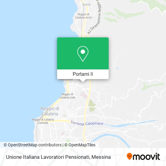 Mappa Unione Italiana Lavoratori Pensionati