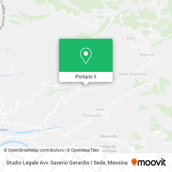 Mappa Studio Legale Avv. Saverio Gerardis I Sede