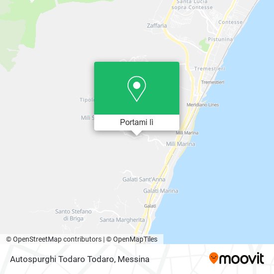 Mappa Autospurghi Todaro Todaro