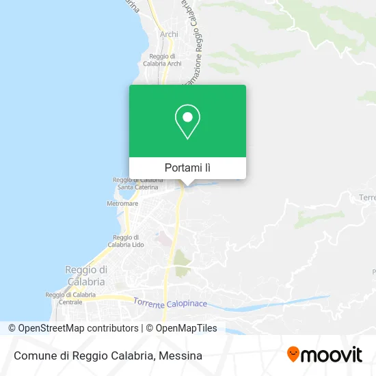 Mappa Comune di Reggio Calabria