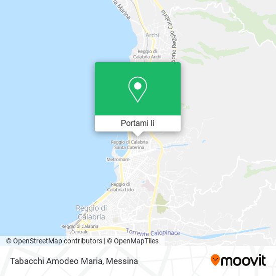 Mappa Tabacchi Amodeo Maria