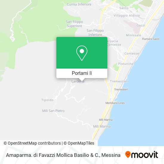 Mappa Amaparma. di Favazzi Mollica Basilio & C.