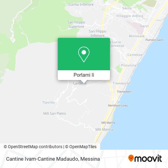 Mappa Cantine Ivam-Cantine Madaudo