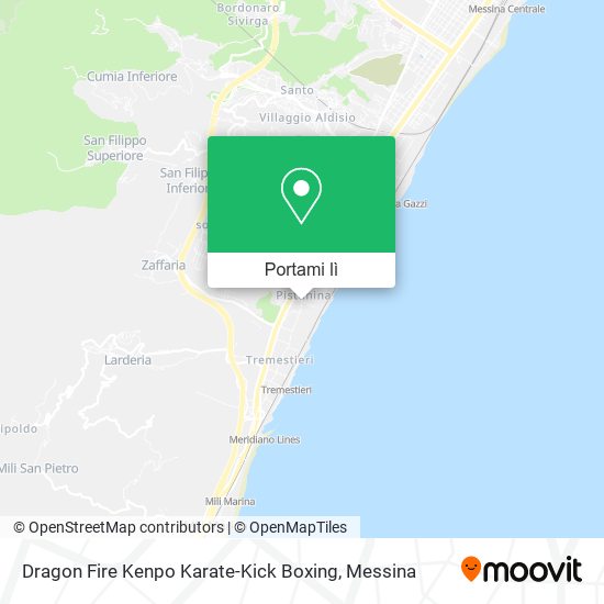 Mappa Dragon Fire Kenpo Karate-Kick Boxing