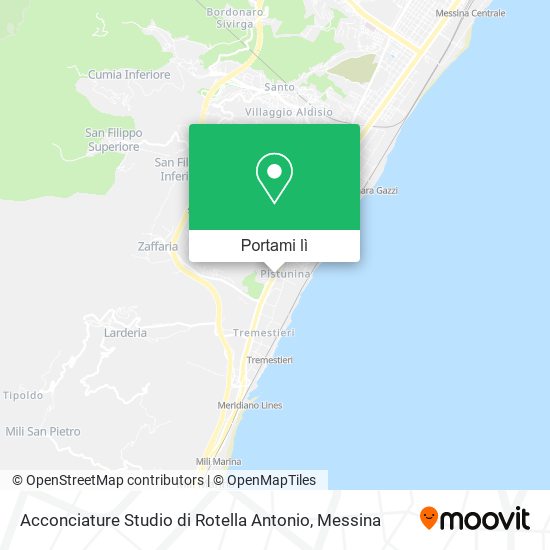 Mappa Acconciature Studio di Rotella Antonio
