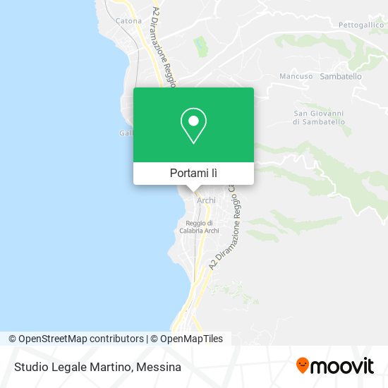 Mappa Studio Legale Martino