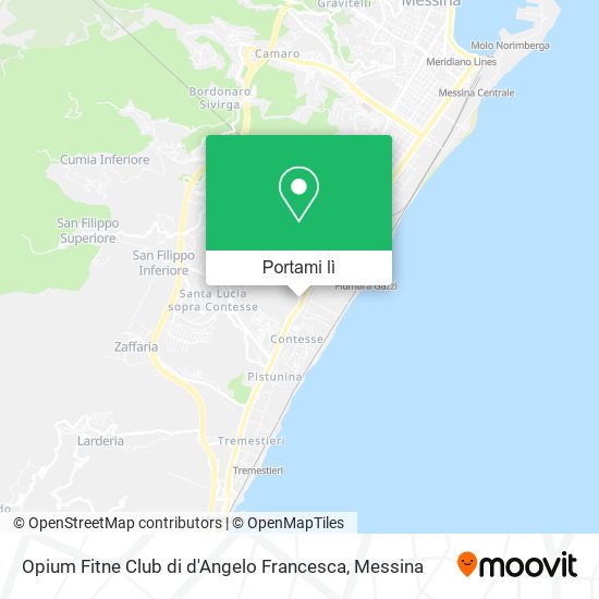 Mappa Opium Fitne Club di d'Angelo Francesca