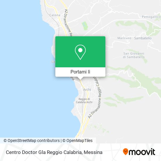 Mappa Centro Doctor Gla Reggio Calabria