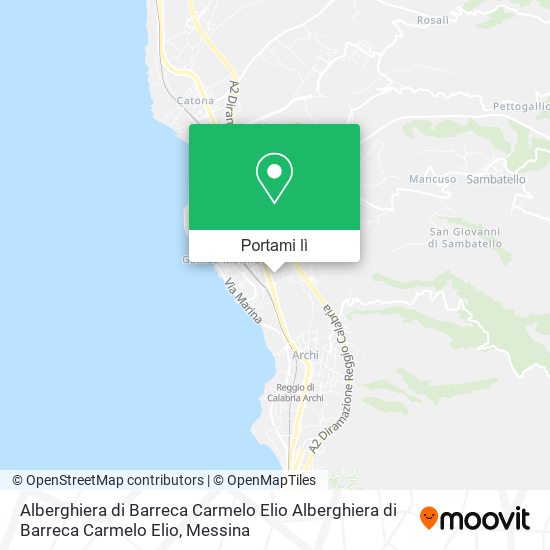 Mappa Alberghiera di Barreca Carmelo Elio Alberghiera di Barreca Carmelo Elio