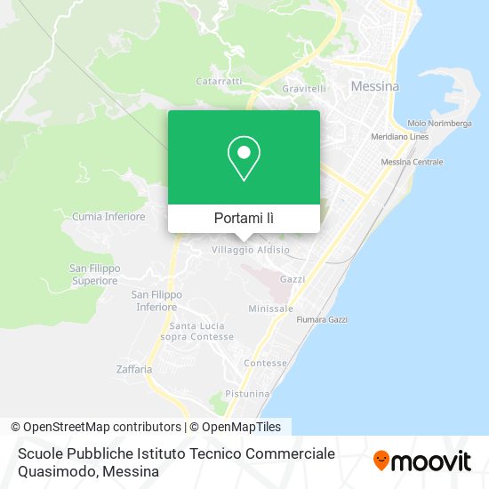 Mappa Scuole Pubbliche Istituto Tecnico Commerciale Quasimodo