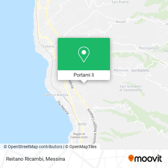 Mappa Reitano Ricambi
