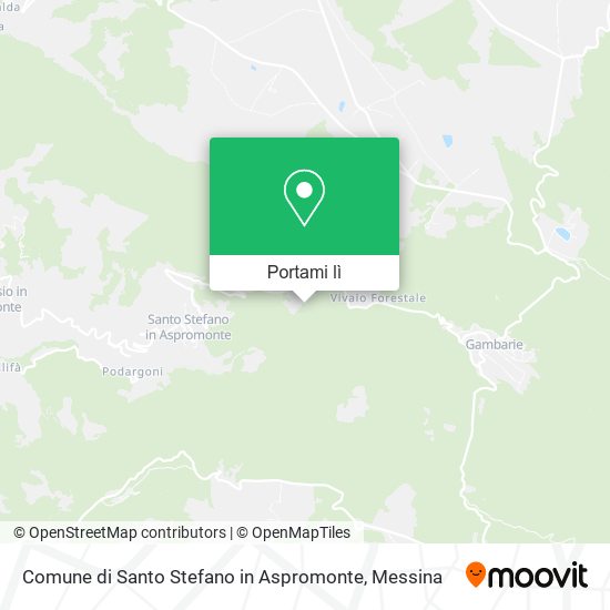 Mappa Comune di Santo Stefano in Aspromonte
