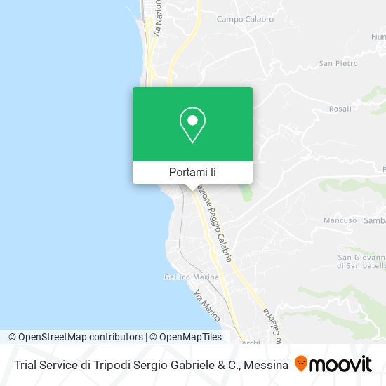 Mappa Trial Service di Tripodi Sergio Gabriele & C.