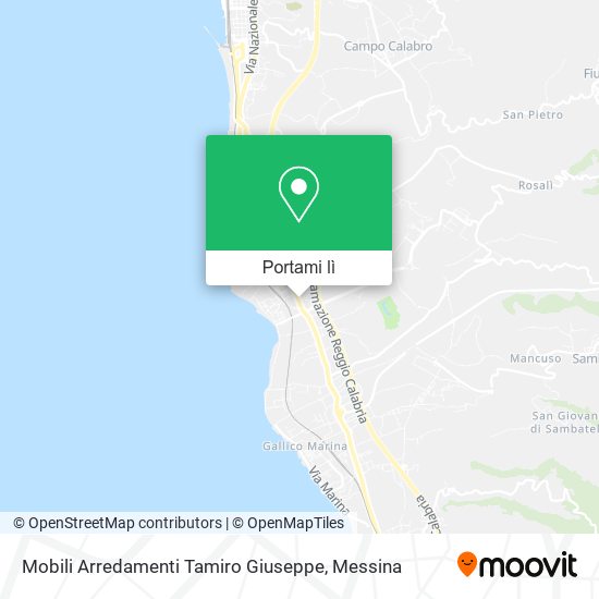 Mappa Mobili Arredamenti Tamiro Giuseppe