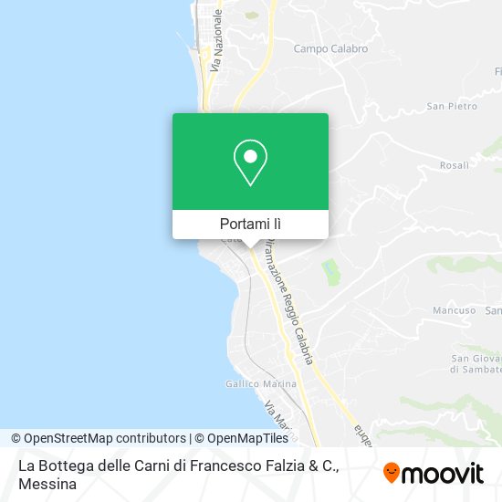 Mappa La Bottega delle Carni di Francesco Falzia & C.