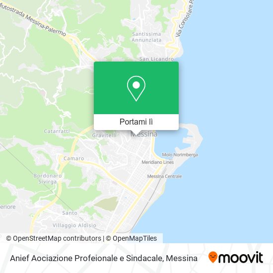 Mappa Anief Aociazione Profeionale e Sindacale