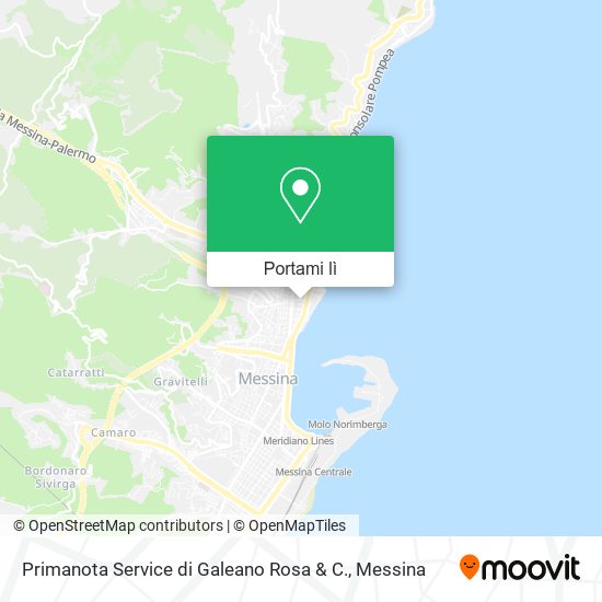 Mappa Primanota Service di Galeano Rosa & C.