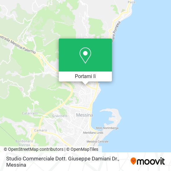 Mappa Studio Commerciale Dott. Giuseppe Damiani Dr.