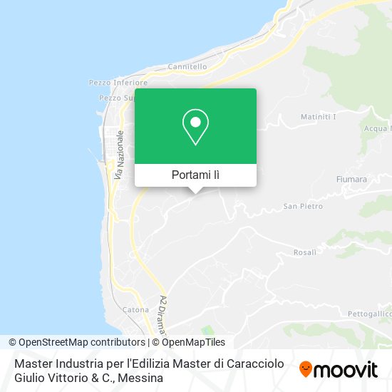Mappa Master Industria per l'Edilizia Master di Caracciolo Giulio Vittorio & C.
