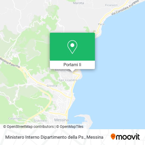 Mappa Ministero Interno Dipartimento della Ps.