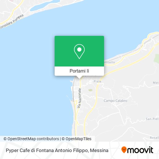 Mappa Pyper Cafe di Fontana Antonio Filippo