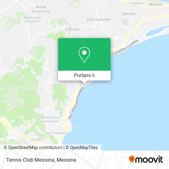 Mappa Tennis Club Messina