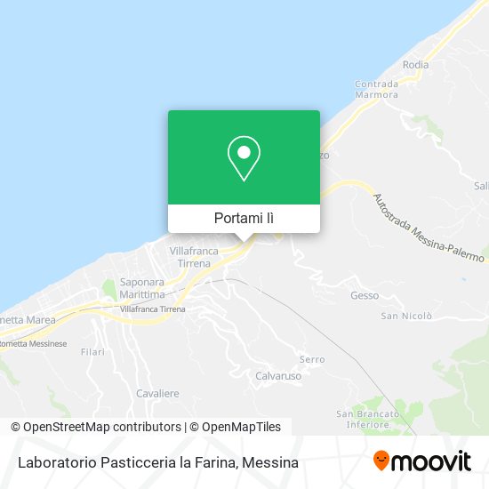 Mappa Laboratorio Pasticceria la Farina