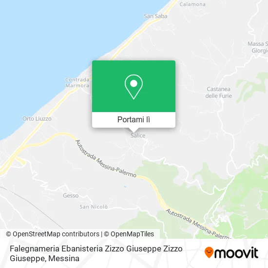 Mappa Falegnameria Ebanisteria Zizzo Giuseppe Zizzo Giuseppe