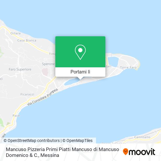 Mappa Mancuso Pizzeria Primi Piatti Mancuso di Mancuso Domenico & C.