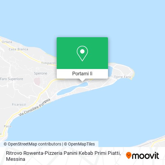 Mappa Ritrovo Rowenta-Pizzeria Panini Kebab Primi Piatti