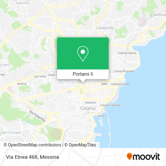 Mappa Via Etnea  468