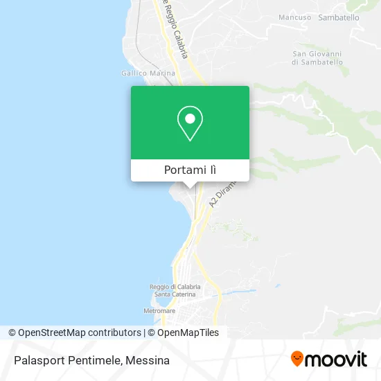 Mappa Palasport Pentimele