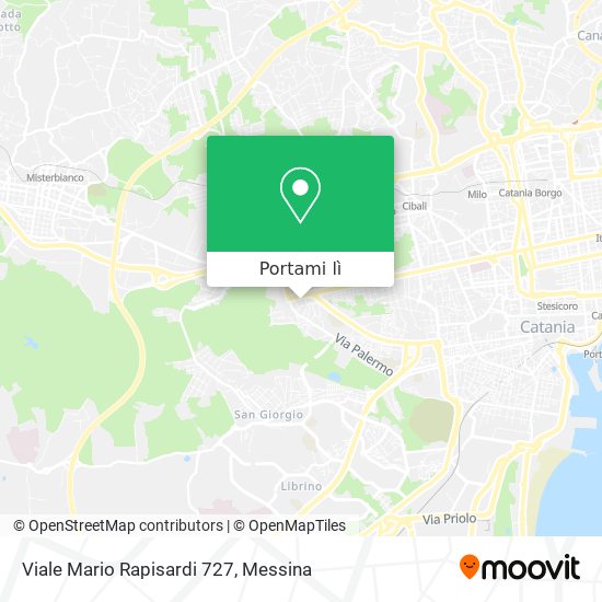 Mappa Viale Mario Rapisardi 727