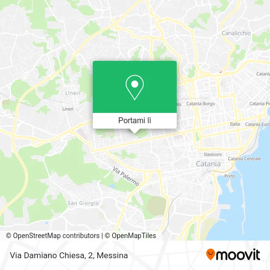 Mappa Via Damiano Chiesa, 2