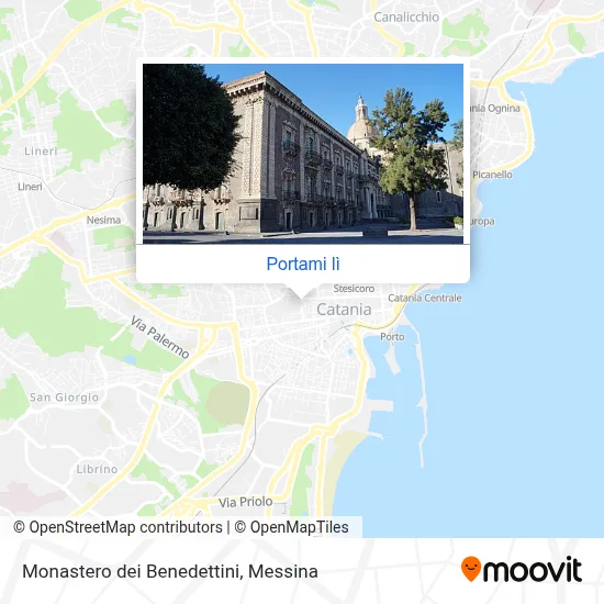 Mappa Monastero dei Benedettini