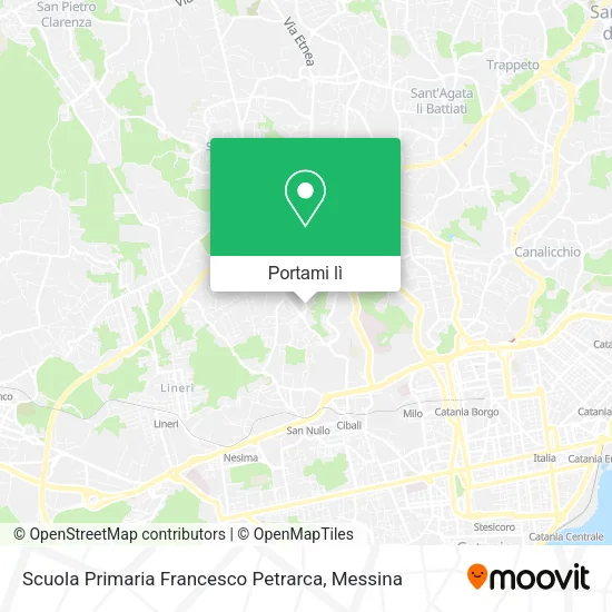 Mappa Scuola Primaria Francesco Petrarca